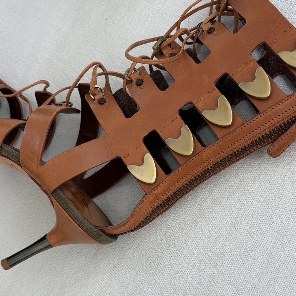 Brian Atwood Brown Gladiator Heels - Picture 4 of 4